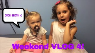 18 MONTH SHOTS amp BEACH DAY  Weekend Vlog  4  MOMMY MIRJANA [upl. by Nyllaf]