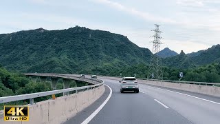 Beijing Suburbs Highways Scenic Drive 4K  Baili Landscape Painting Gallery in the Yanshan Mountains [upl. by Namhcan]