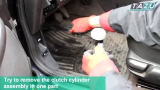 Rover 75  MG ZT Master clutch cylinder replacement [upl. by Genvieve]