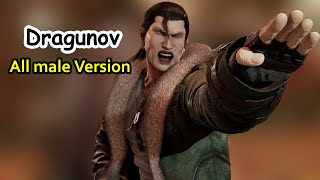 Tekken 8 Dragunov  Using All Rage Art Male characters  ProGamerSaga [upl. by Nyrmak]