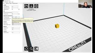 How to Load a 3D Model and Slice using Creality Slicer Software [upl. by Treblig]