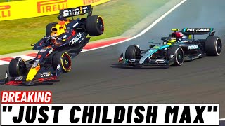 Hamilton and Verstappen Crash in Hungary Reigniting Rivalry and More  F1 News [upl. by Ednil690]