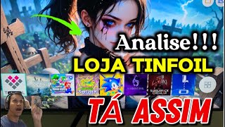 LOJA DO TINFOIL FREE  LOTADA DE JOGOS ANALISE [upl. by Demetrius]