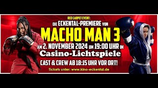 Filmpremiere von quotMacho Man 3quot in Eckentaler Kino [upl. by Vic]