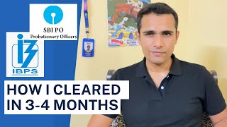 How I cleared SBI PO IBPS PO in first attempt  Full strategy without coaching [upl. by Enitsed]