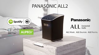 Panasonic SCALL2 multiroom connected speaker  Compact audio anywhere in the home [upl. by Blader441]