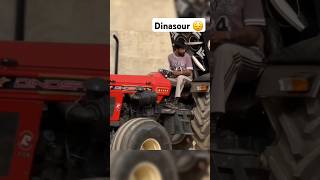 Dinasour 🥺 LuckyGoldsmith punjabi modified tractor stunt fail jattlife shortvideo [upl. by Ellebasi]