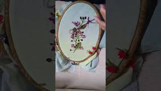 Tropical Clematis Flower Embroidery Tutorial [upl. by Ancell]