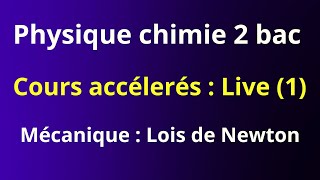 Live physique chimie 2 bac  mécanique 1 [upl. by Albie]