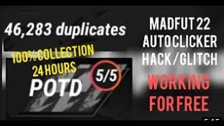 HOW TO USE AUTOCLICKER FOR MADFUT 22 NOT PATCHED FIFAMAN123 [upl. by Dugas865]