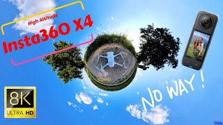 8K Drone shots with the Insta360 X4 at maximum height [upl. by Leckie]