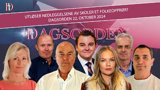 Utløser nedleggelsene av skoler et folke­opprør  Dagsorden 22 oktober 2024 [upl. by Joli]