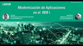 Modernice IBM i AS400 en sus términos [upl. by Storz]