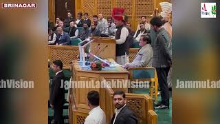 Balwant Singh Mankotia winning BJP candidate from Chenani seat took oath as MLA in Dogri [upl. by Assilem]