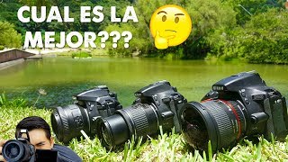 Comparativa Nikon D5600 VS Nikon D5500 VS Nikon 5300  VERSUS  Español Latino [upl. by Emoryt]