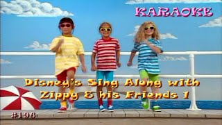 KARAOKE英文金曲一起唱之Sing Along with Zippy amp his Friends1 有人聲及歌詞字幕English Kid Songs with Lyrics Subtitle [upl. by Reginnej]