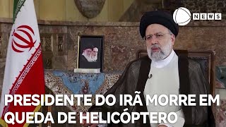 Presidente do Irã morre em queda de helicóptero [upl. by Samala40]