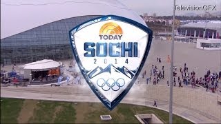 NBC Today Show Sochi Olympics Open [upl. by Antonetta]