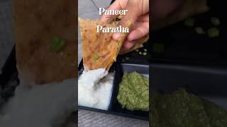 Paneer Paratha 🫓 shorts [upl. by Etteuqaj]