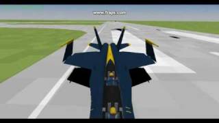 YsFlight Blue angel V Lamborghini [upl. by Jangro89]