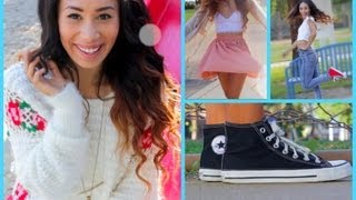 5 Back To School Fall Outfits ☀♡ For Warm Weather  MyLifeAsEva [upl. by Yelac226]