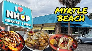 I ❤️ NHOP– NATIONAL HOUSE OF PANCAKES  MYRTLE BEACH SC  Its Where To Eat Breakfast At The Beach [upl. by Katti]