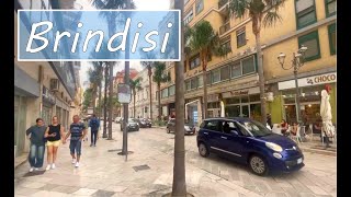 Brindisi Italy  A historic port city  Walking Tour 2024 [upl. by Airretal148]