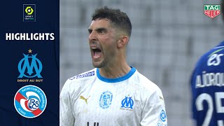 OLYMPIQUE DE MARSEILLE  RC STRASBOURG ALSACE 1  1  Highlights  OM  RCSA  20202021 [upl. by Awahsoj]