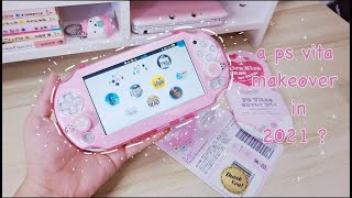 ♡ owning and decorating a PS Vita in 2021 [upl. by Nivan]