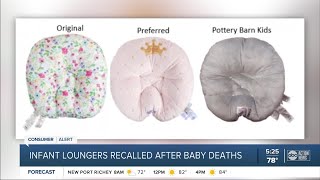 33M newborn loungers recalled due to suffocation hazard after 8 infants die [upl. by Herrah]