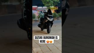 burgman 2024 new model 😍 shorts viralshort suzukiburgman suzuki [upl. by Marla531]