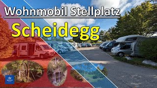 Wohnmobil Stellplatz Scheidegg im Allgäu zwischen Bodensee und Füssen an der deutschen Alpenstraße [upl. by Riobard34]