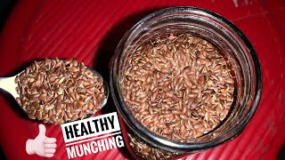 Roasted Flax Seeds  Munch the Healthy crunch [upl. by Server]