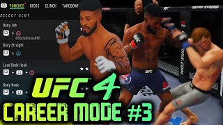 UFC 4 Career Mode 3 UFC Debut Upgrading Moves Perks and Attributes UFC 4 Career Mode Gameplay [upl. by Latoniah826]