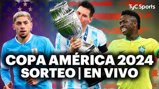 EN VIVO 🔴 SORTEO COPA AMÉRICA 2024 ⚽ ARGENTINA y MESSI defienden el título en ESTADOS UNIDOS [upl. by Alur]