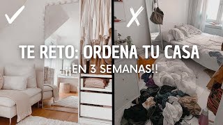 RETO LIMPIA y ORDENA tu CASA en 3 SEMANAS TIPS de LIMPIEZA del HOGAR 💜Jessi Franquet💜 [upl. by Qiratla482]