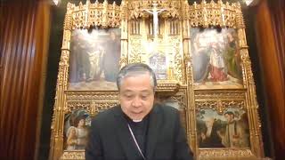 XXVIII Asamblea General  Saludo de Mons Bernardito Auza Nuncio Apostólico en España [upl. by Yessak191]