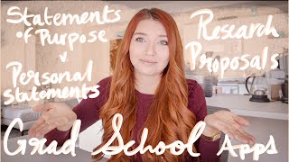 GRAD SCHOOL APPLICATION ESSAYS  PERSONAL STATEMENT STATEMENT OF PURPOSE OR RESEARCH PROPOSAL [upl. by Eckmann]