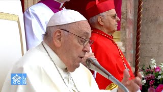 Mensaje de Pascua y Bendición Urbi et Orbi 2024 del Papa Francisco [upl. by Ailisab]