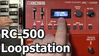 BOSS Loopstation RC500  TUTORIAL  deutsch [upl. by Anor]