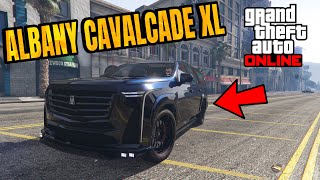 GTA 5 DLC ALBANY CAVALCADE XL CUSTOMISATON [upl. by Weitzman]