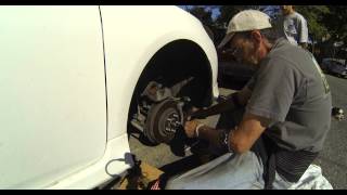 GoPro 2010 Toyota Corolla Brake pad change out Quick review [upl. by Sharla]