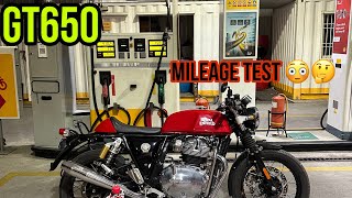 MILEAGE TEST ON CONTINENTAL GT 650  GT 650  SHOCKING RESULT 😱  TELUGU MOTOVLOG  TELUGU VLOG [upl. by Gibbie]