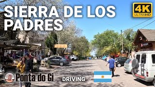 La CIUDAD JARDIN entre VALLES y COLINAS  AÑO 2024 driving tour SIERRA de los PADRES 4K ARGENTINA [upl. by Eldnar]