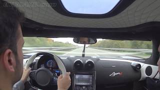 Autobahn runs Koenigsegg Agera R 340 kmh 215 mph casual driving towards the testtrack [upl. by Dawna]