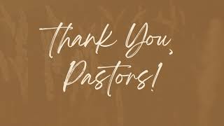 THANK YOU PASTORS  Happy Pastors Month [upl. by Meredi]