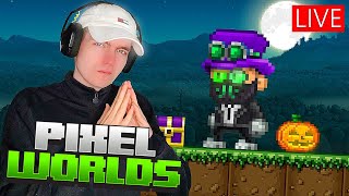 BLACK TOWER NYT😈UUSIA ITEMEITÄ😈PIXEL WORLDS SUOMI  LIVE🔴 [upl. by Veal]