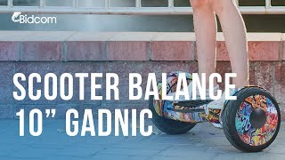 Scooter Balance Gadnic Patineta Electrica Hoverboard 10quot Bluetooth SCOOTER6XXX [upl. by Kovacev]