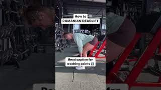 Romanian Deadlift RDL ✨ [upl. by Kettie]