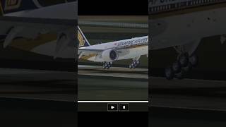 💙💙 Touch down in australia🇦🇺 pilot rfsupdate aviation rfsflight rfs airport singaporeairline [upl. by Einaj126]